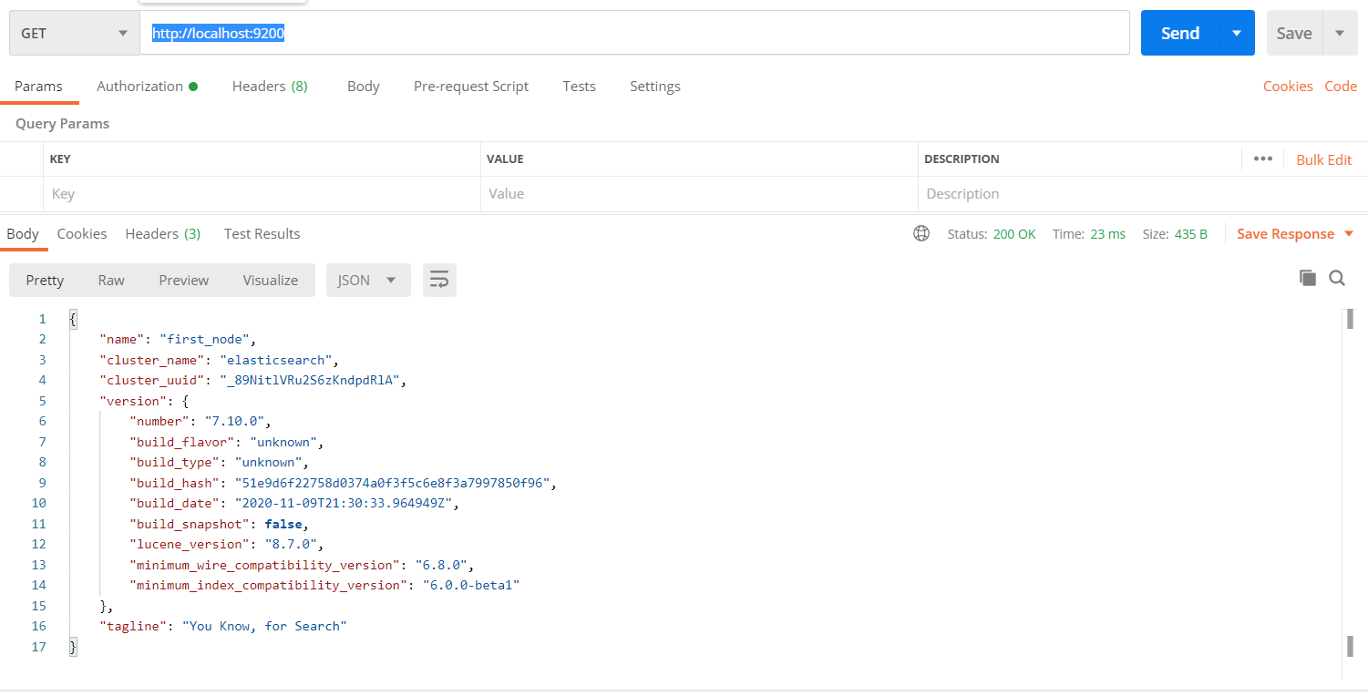 Elasticsearch to SQL Server: Start Elasticsearch